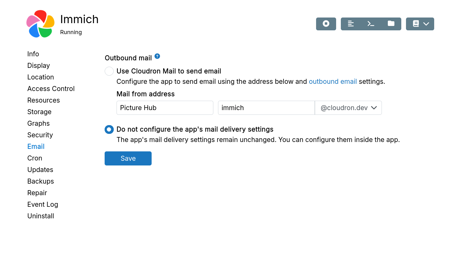 Mailbox Disable