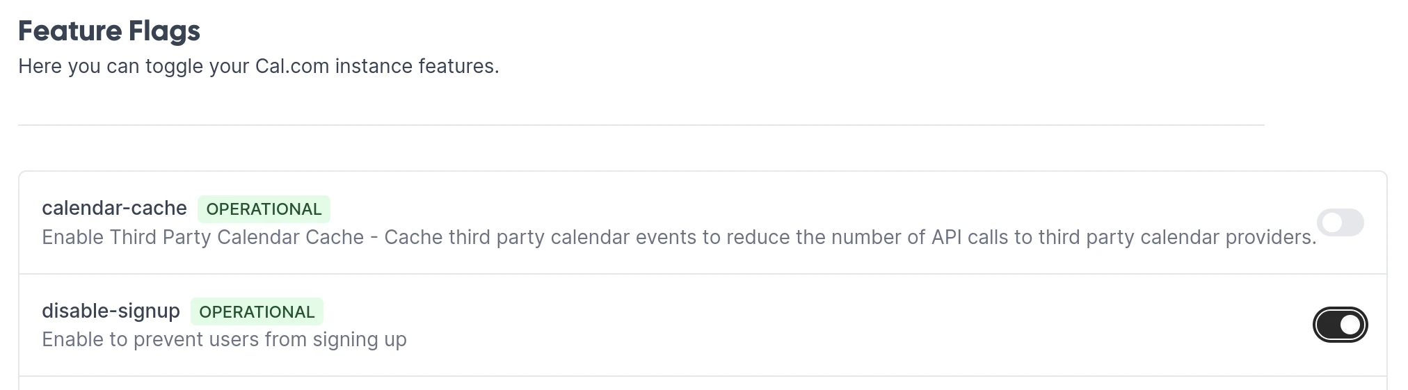 Disable Registration