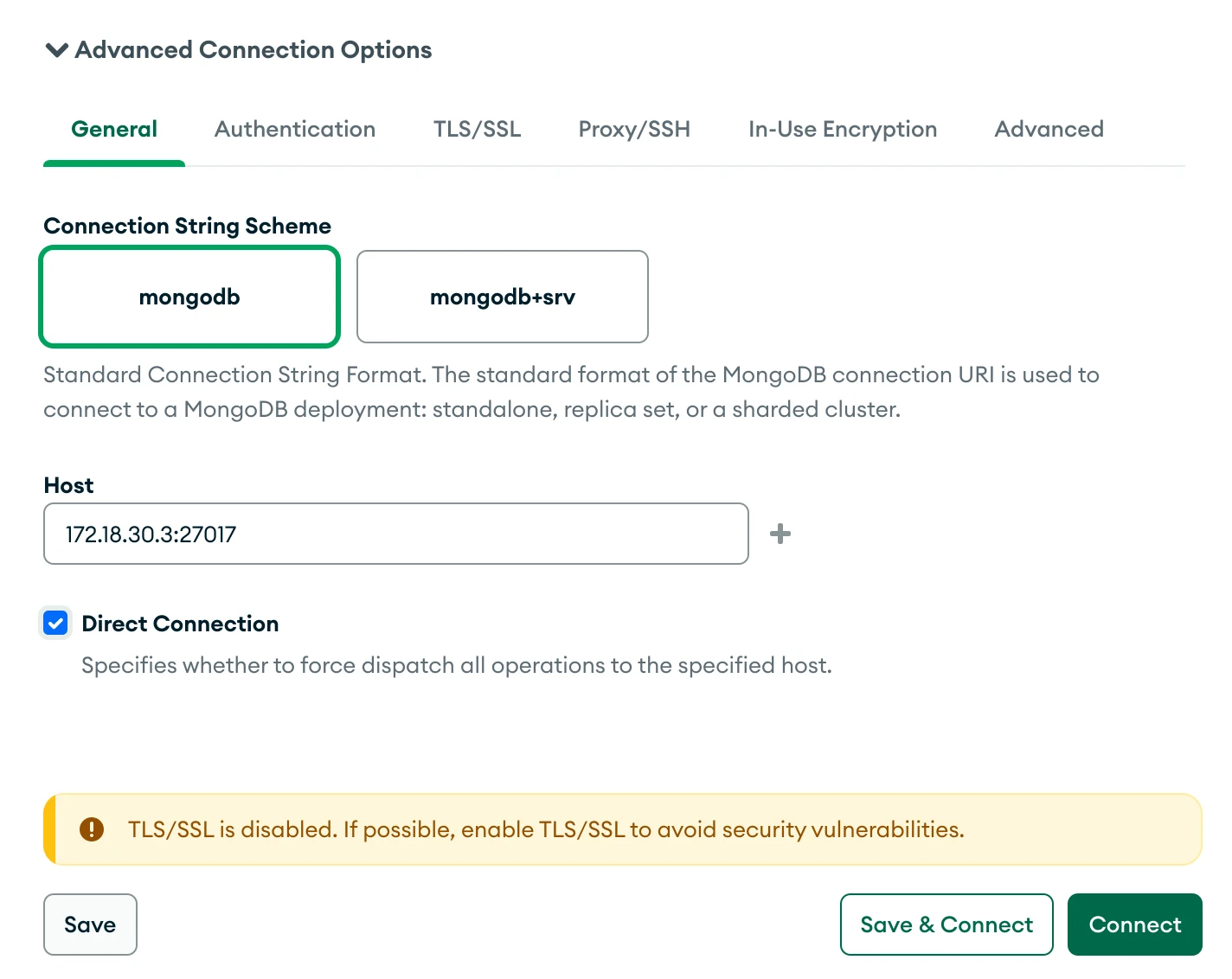 Compass Mongodb General