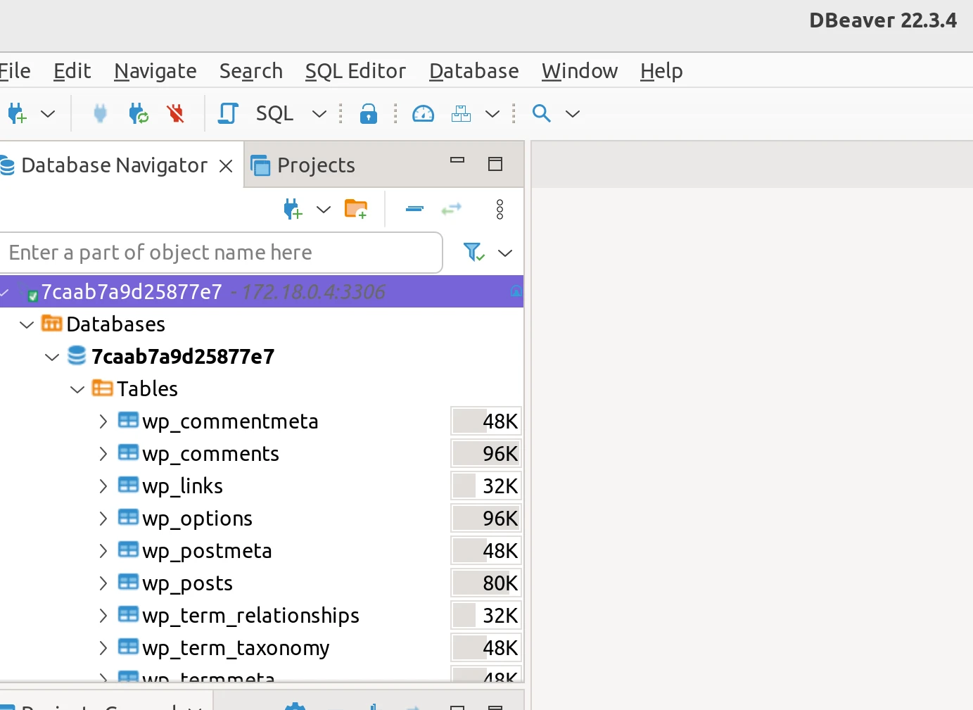 Dbeaver Mysql Tables