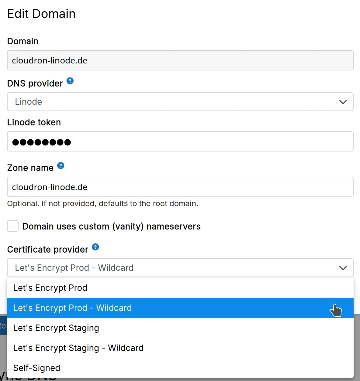 Certificate Provider