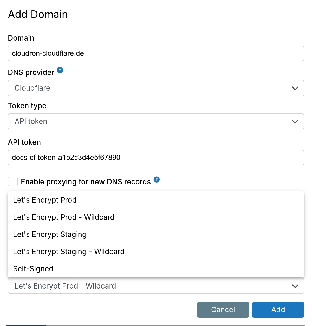 Certificate Provider