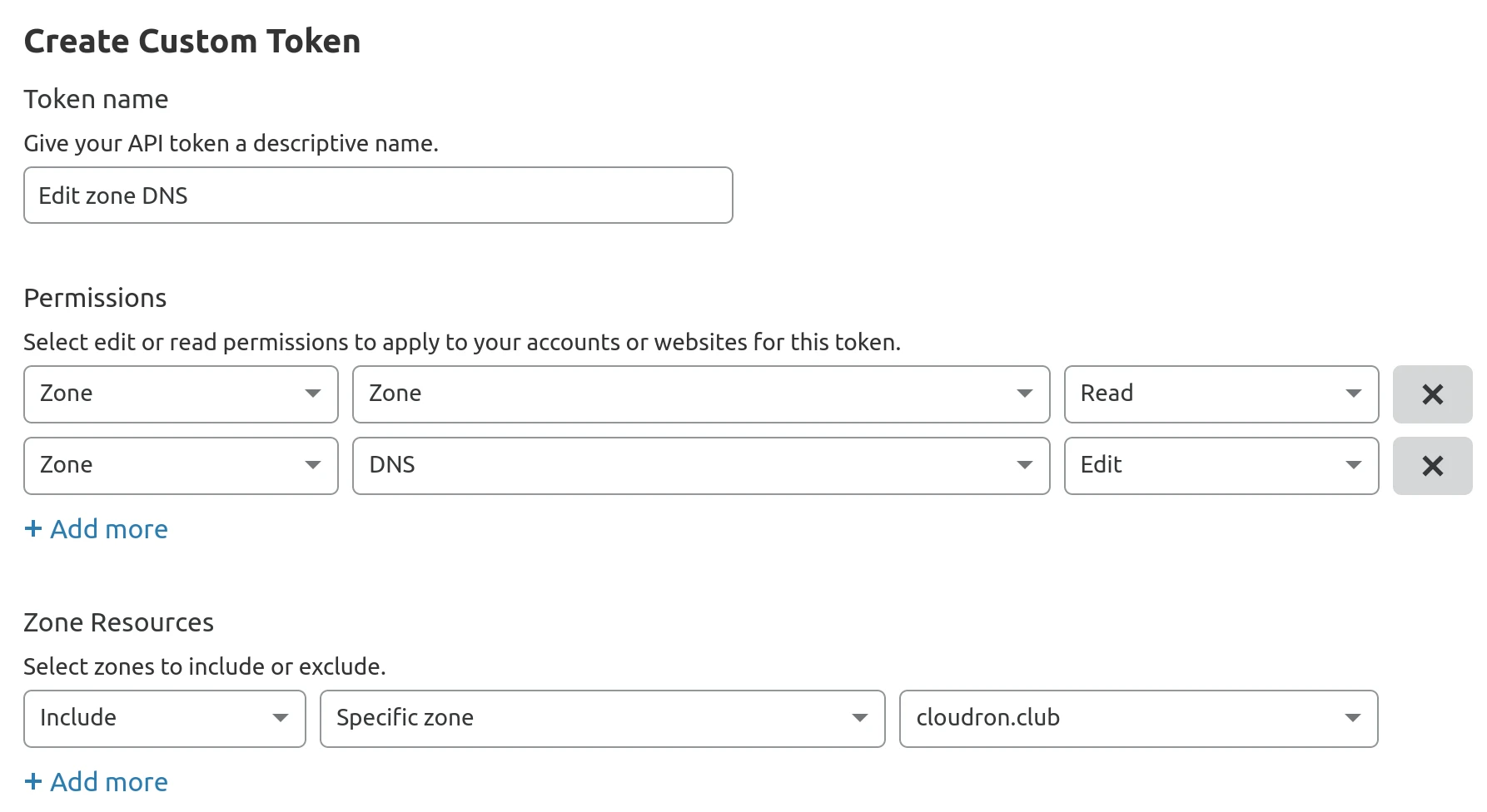 Cloudflare Api Token