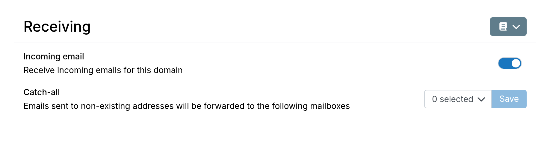 Catch All Mailbox