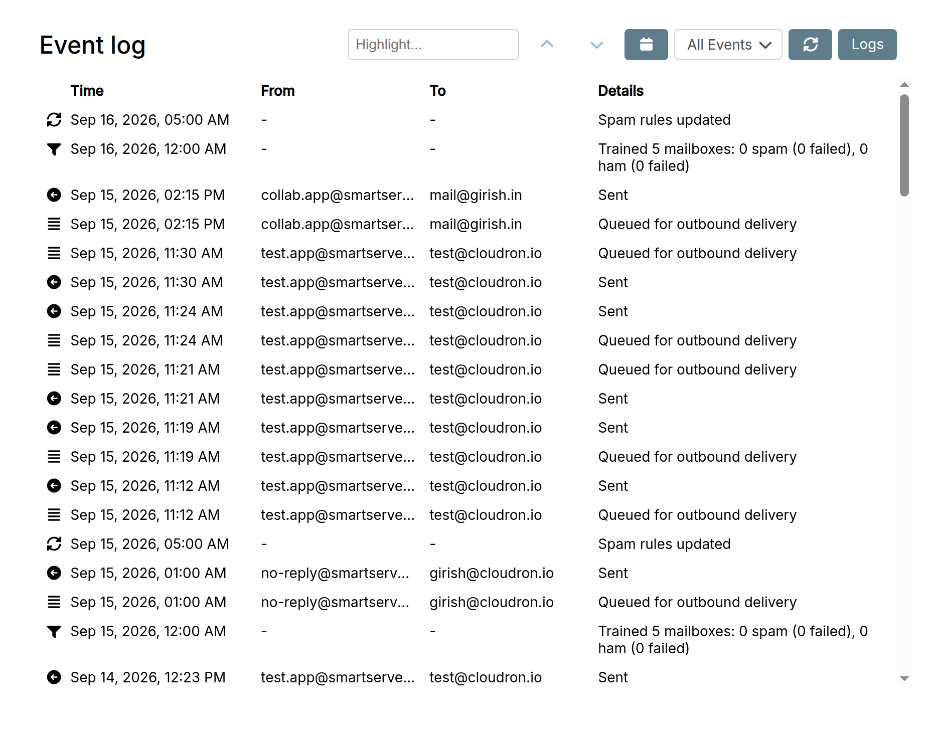 Eventlog