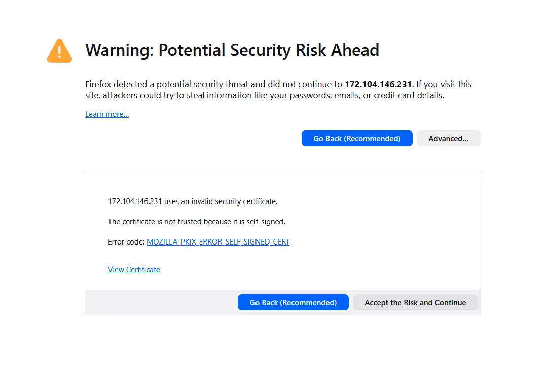 Installation Setup Firefox