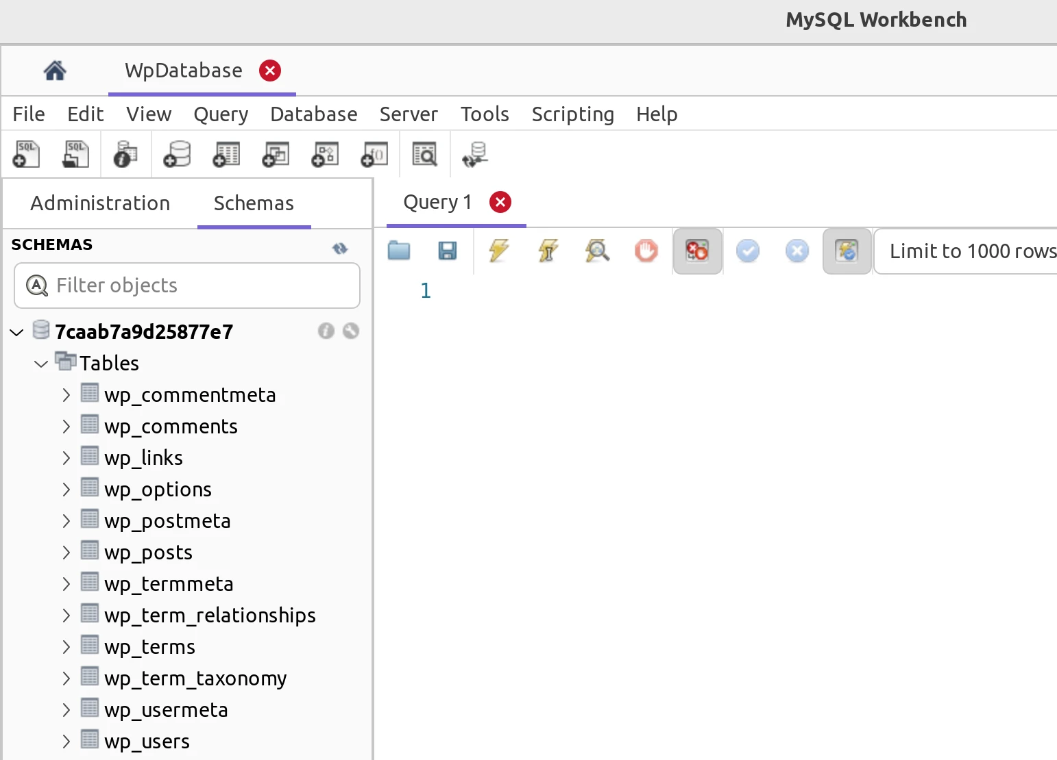 Mysql Workbench Mysql Tables