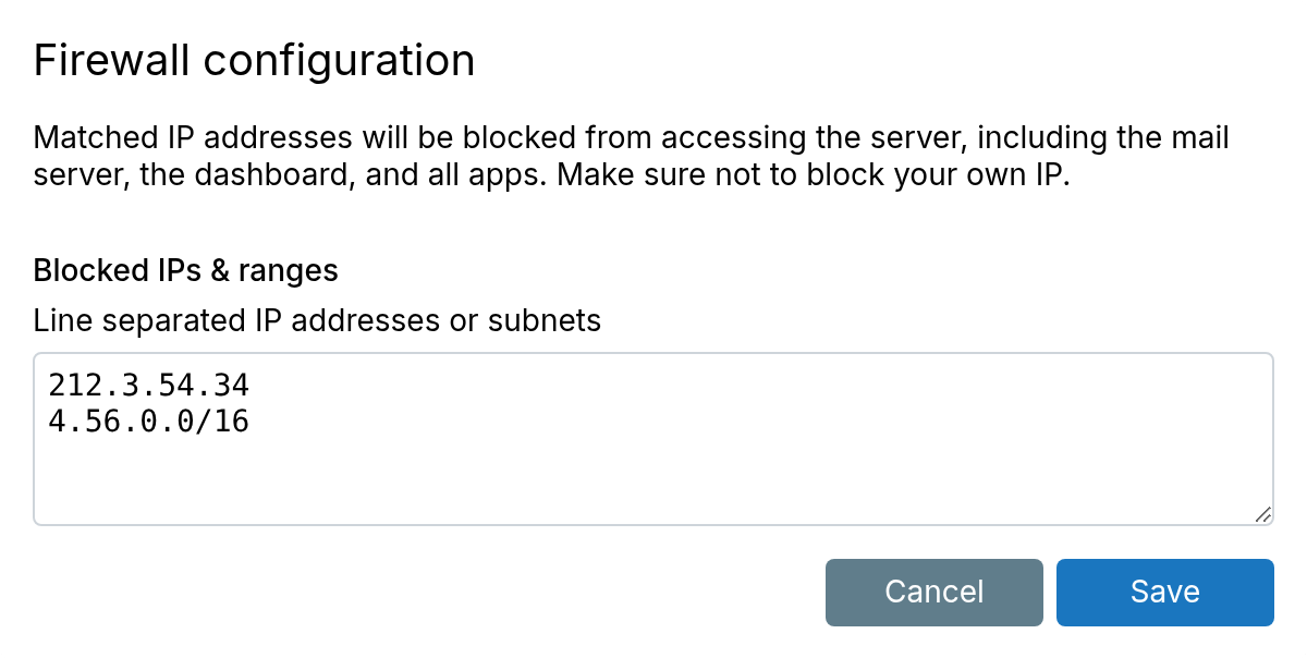 Blocklist