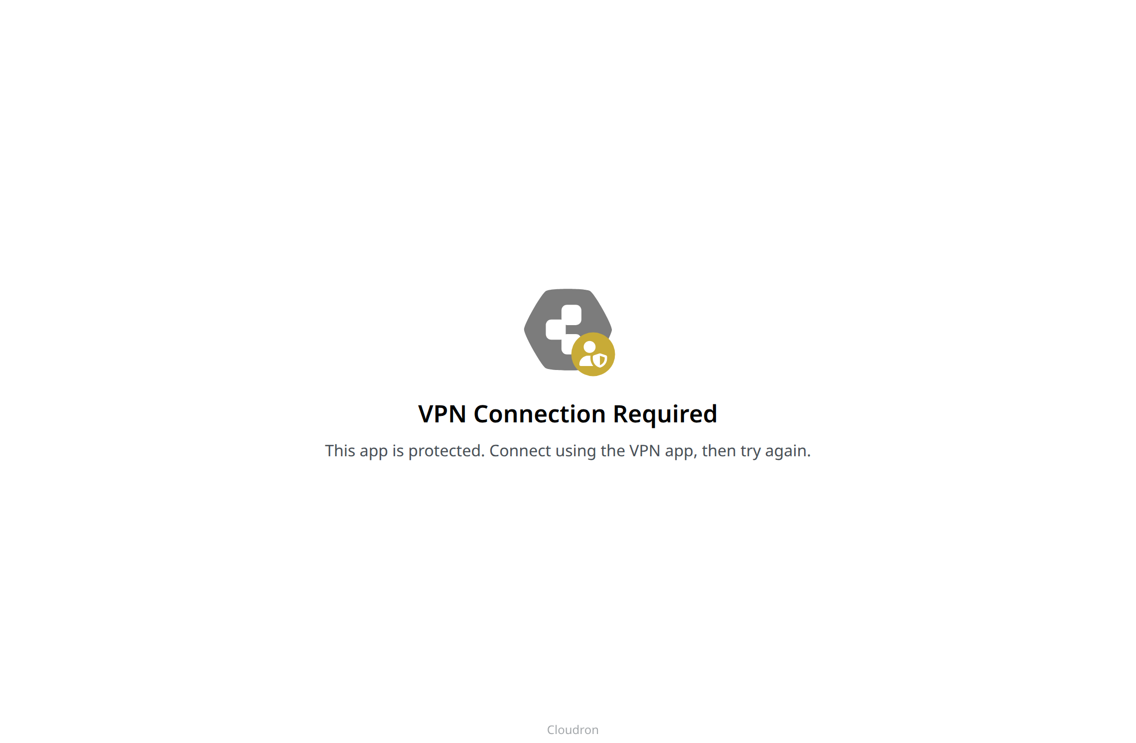 VPN required