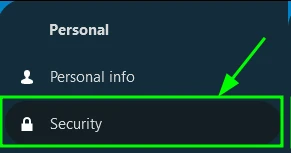 button with security text