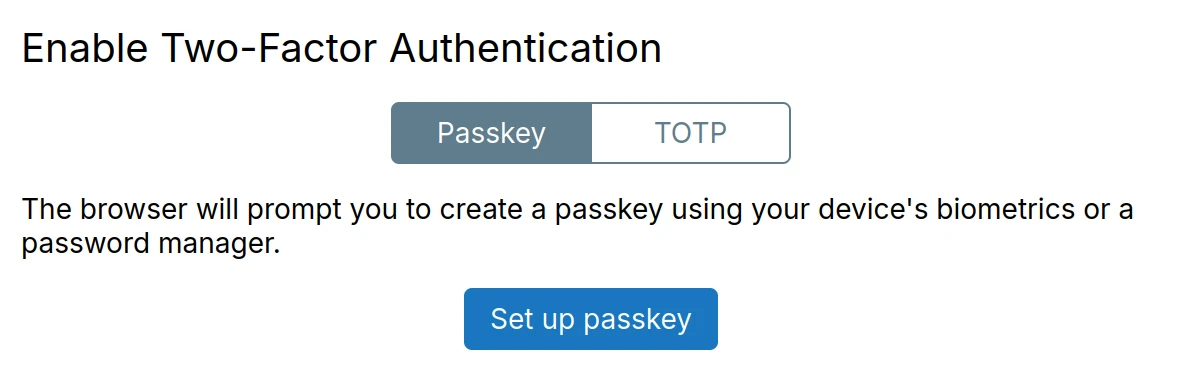 Passkey