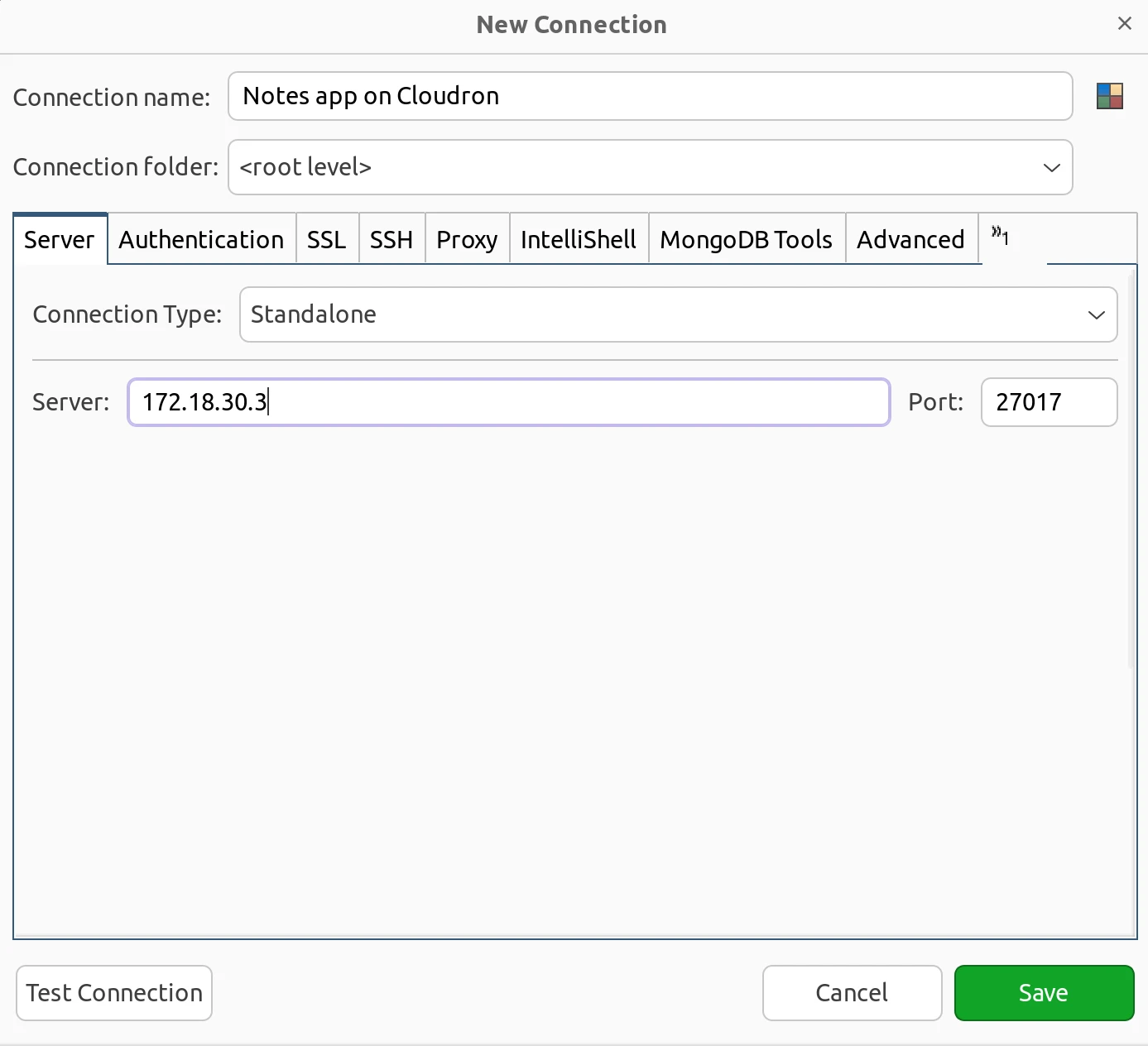Studio3t Mongodb Server