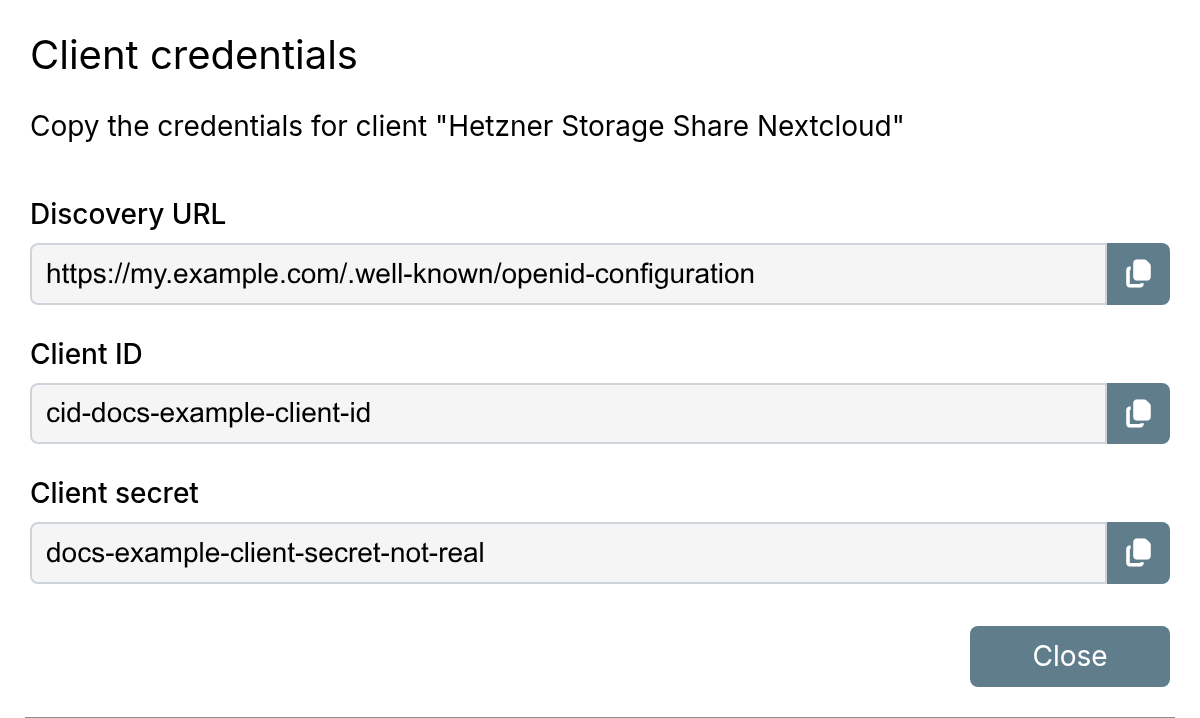 Oidc Client Id And Secret