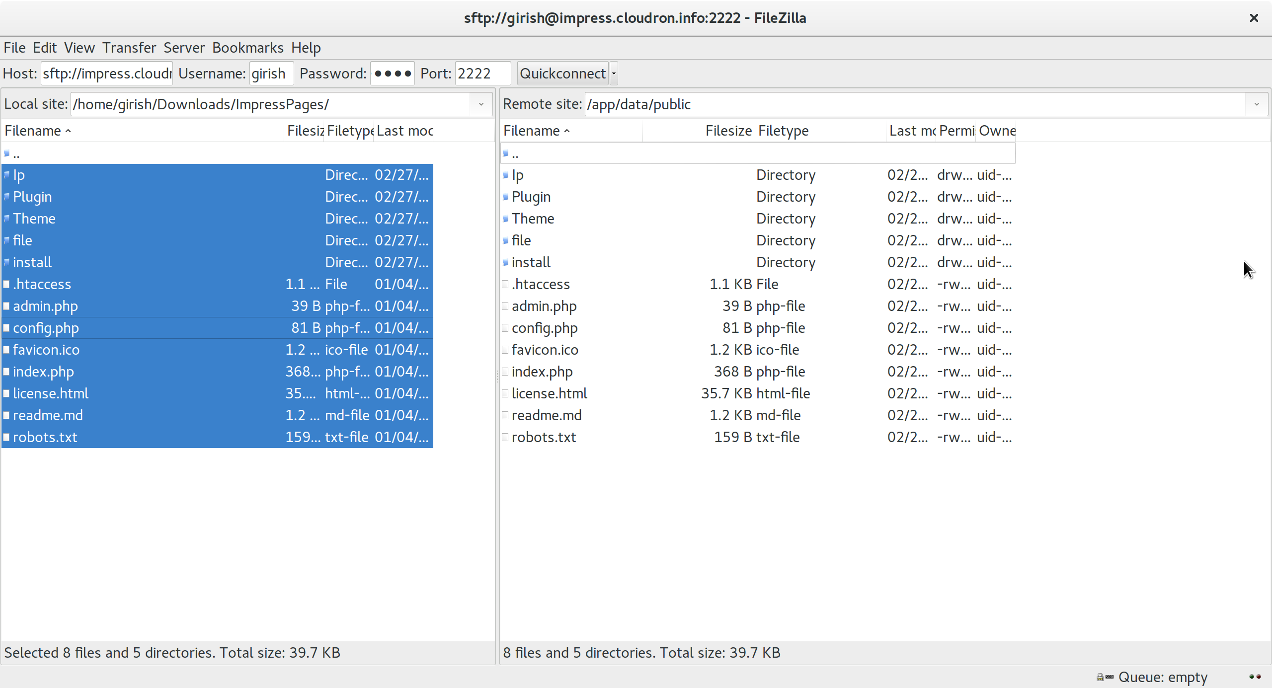 increasing the limit time for filezilla sftp server